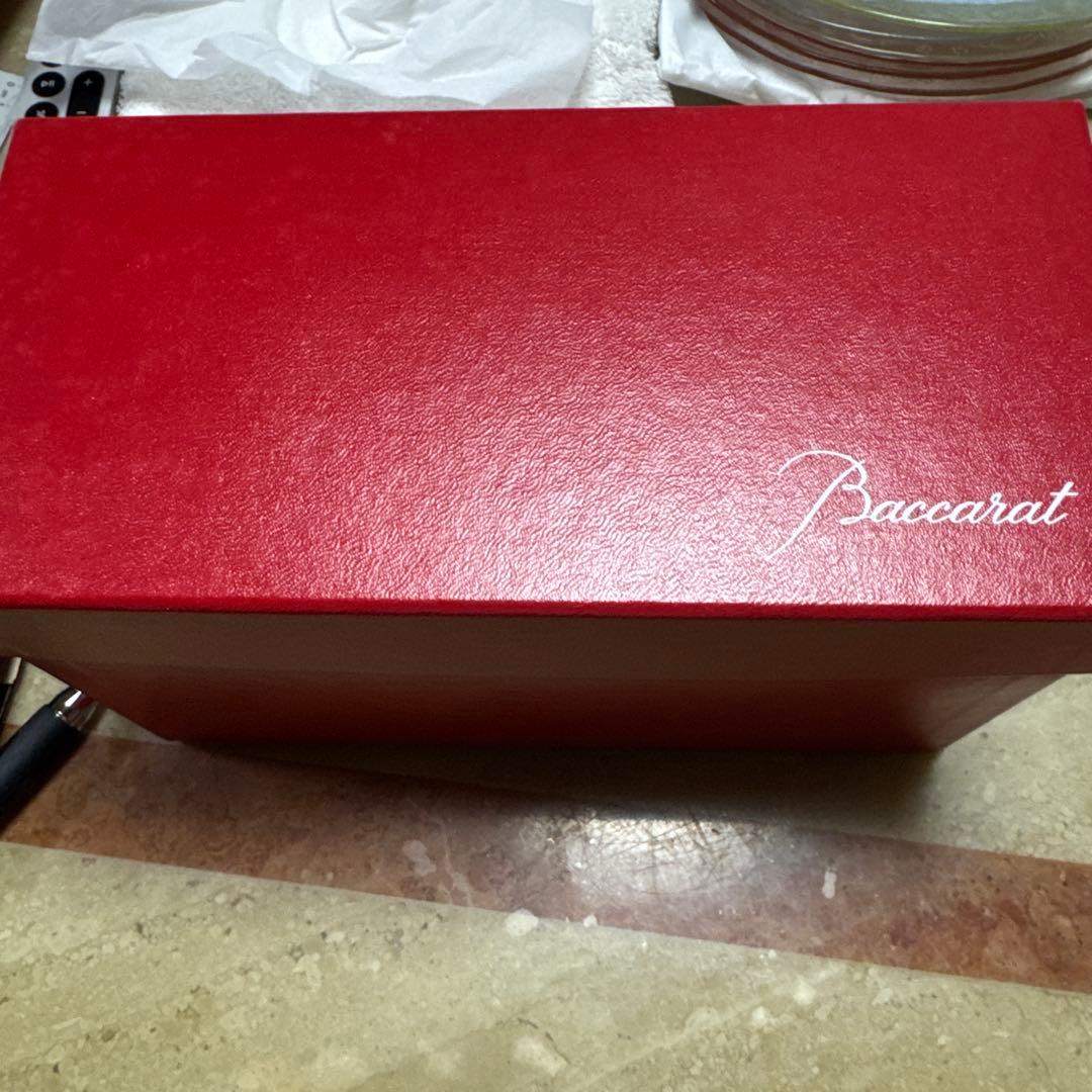 新品未使用、Baccarat クリスタルグラス ミルニュイ2客セット箱入り