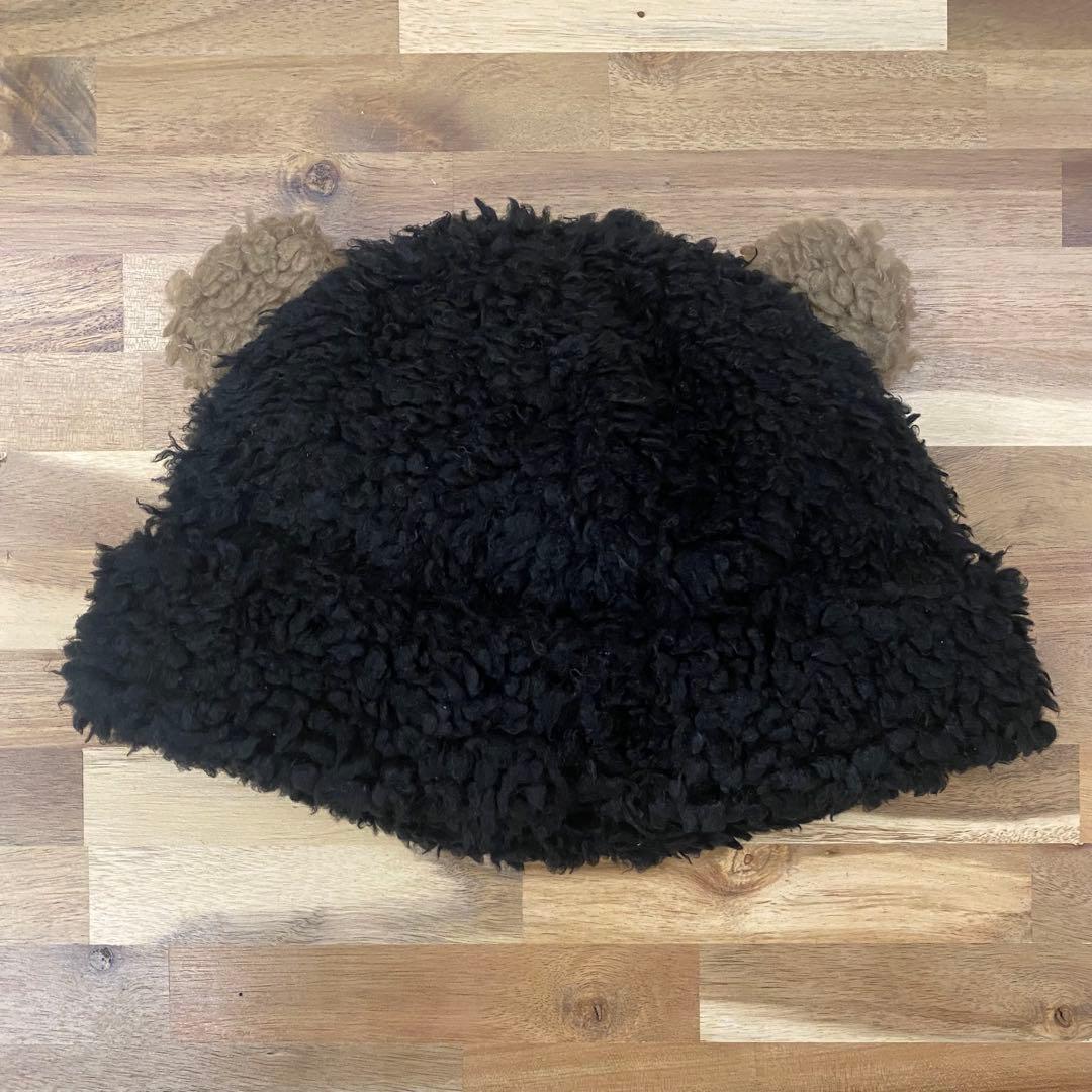 BASICKS くま耳 ニット帽 BEAR BEANIE ボアニット帽 Mサイズ