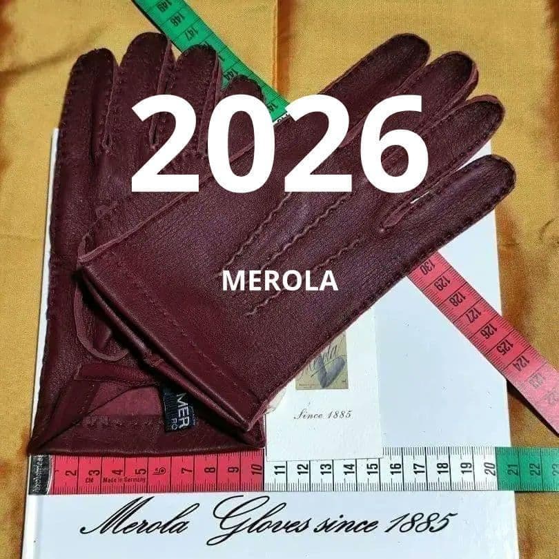 専用 今季 メローラ ディアボルドー ライニングなし 革手袋グローブMEROLA