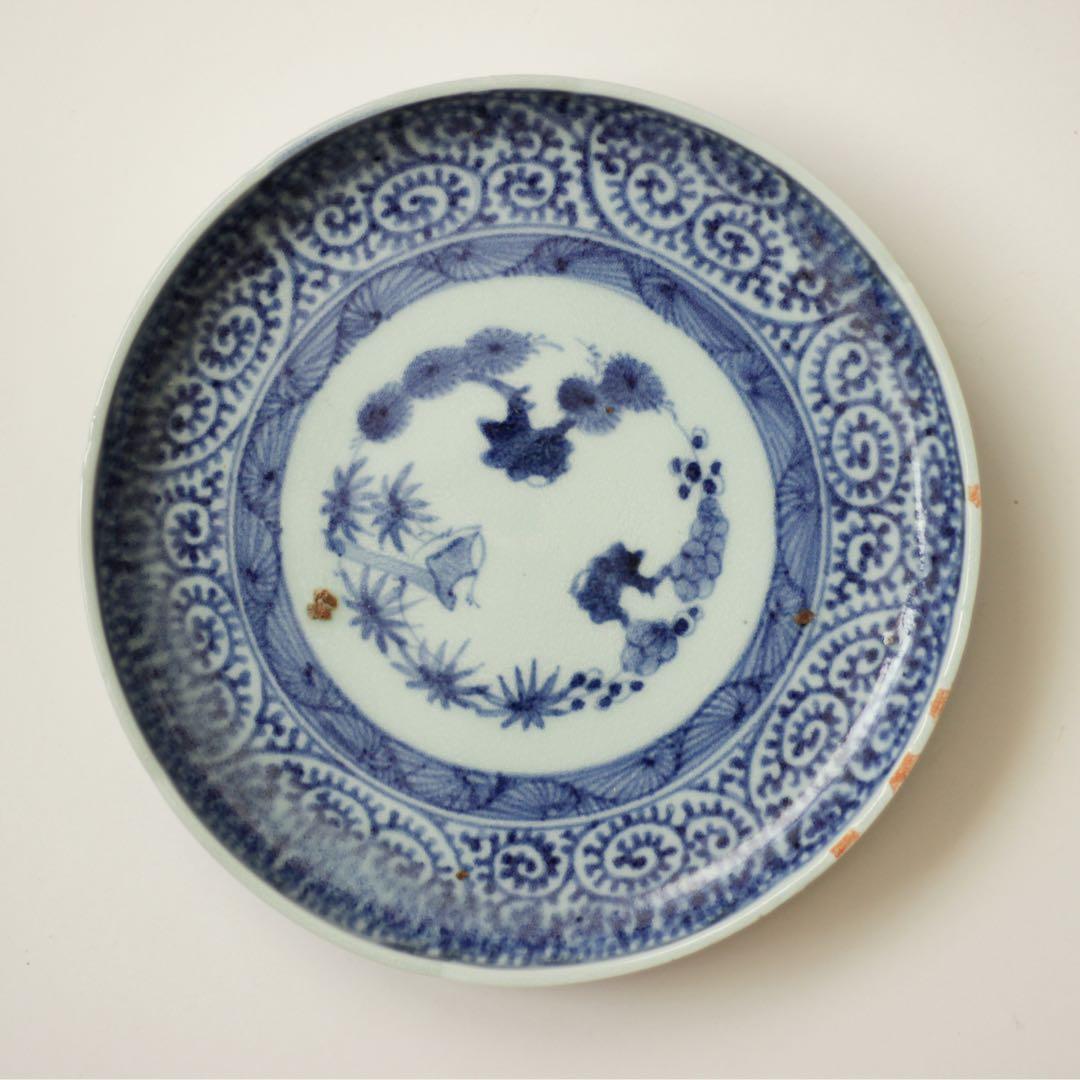 蛸唐草　松竹梅　6寸皿　大根蕪なます2客　松梅小皿2客　セット販売　計5客