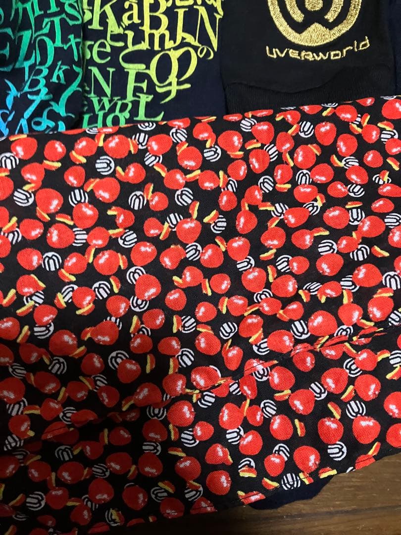 UVERworld グッズ グローブ ゴールド Tシャツ ハンカチ バンダナ