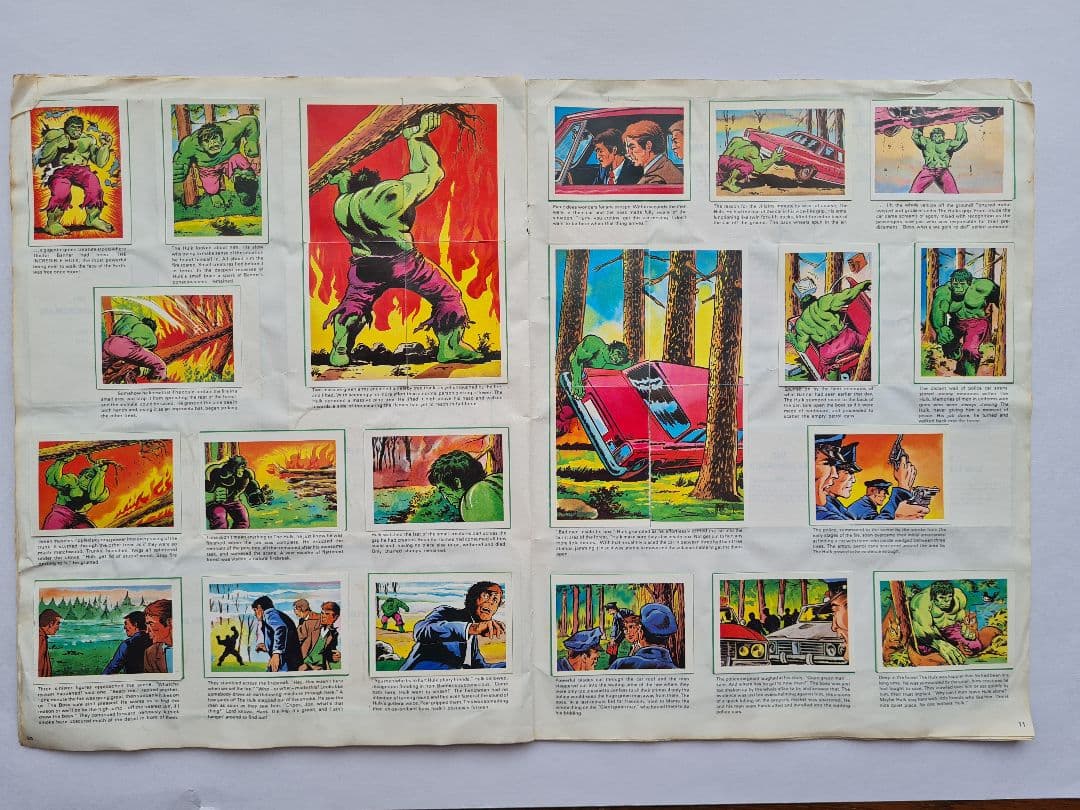 その他 1979 Incredible HULK picture card album