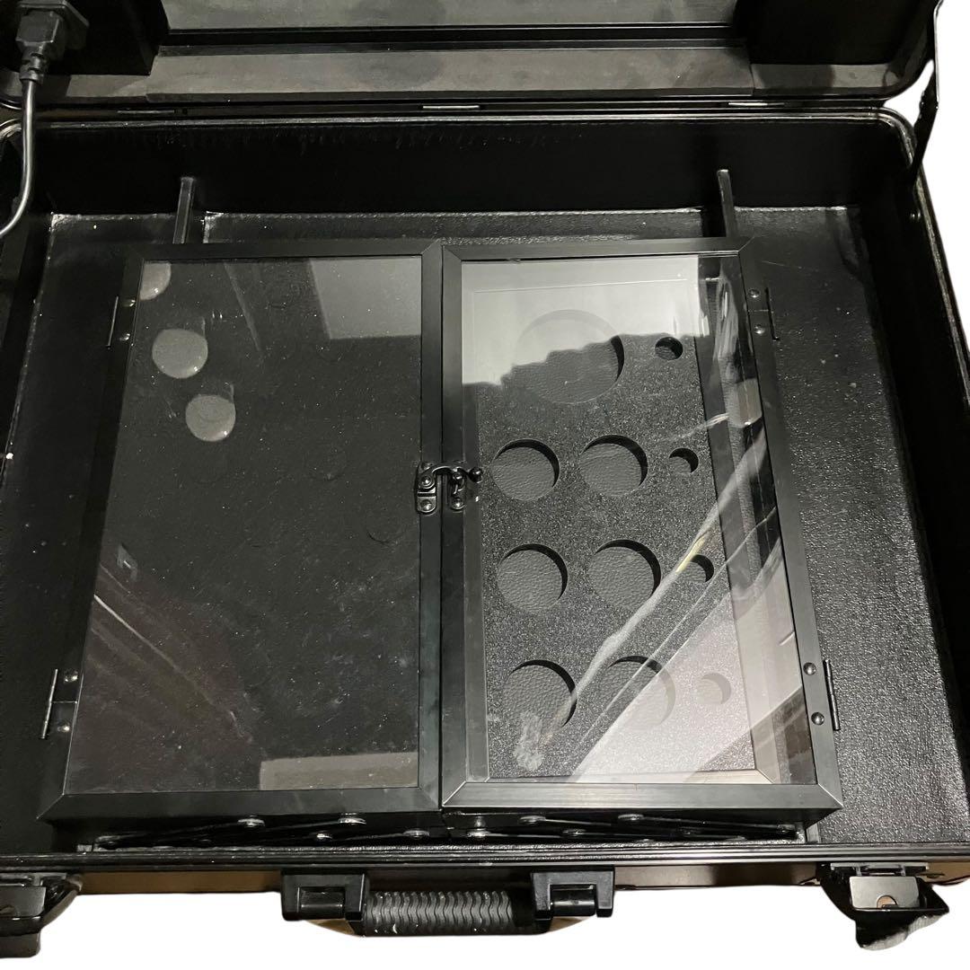 ハリウッドミラーメイクボックス プロ使用　大容量 キャリーケース　LUVODI