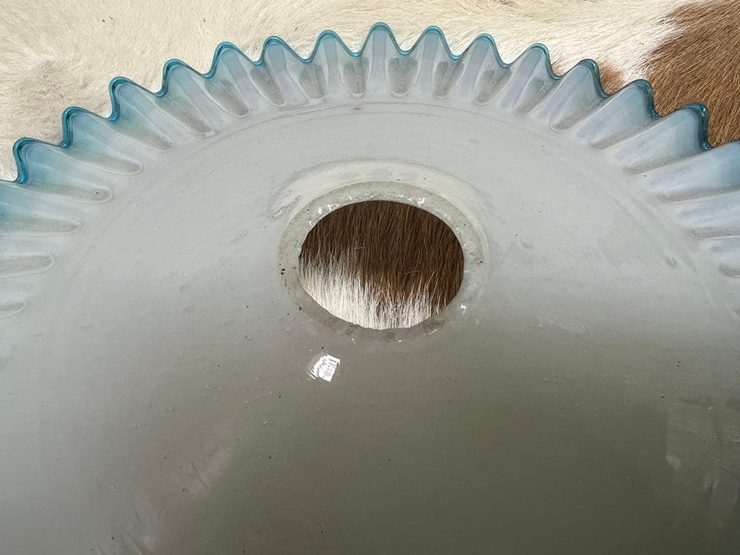 乳白 青色 色硝子 電傘 電笠 シェードランプ 氷コップ アンティーク