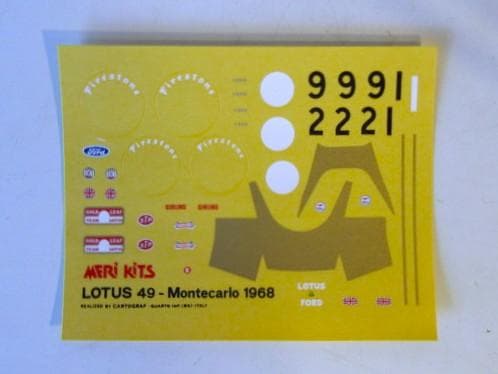 特価 Bosica/MERI KITS (1/43) ロータス 49B