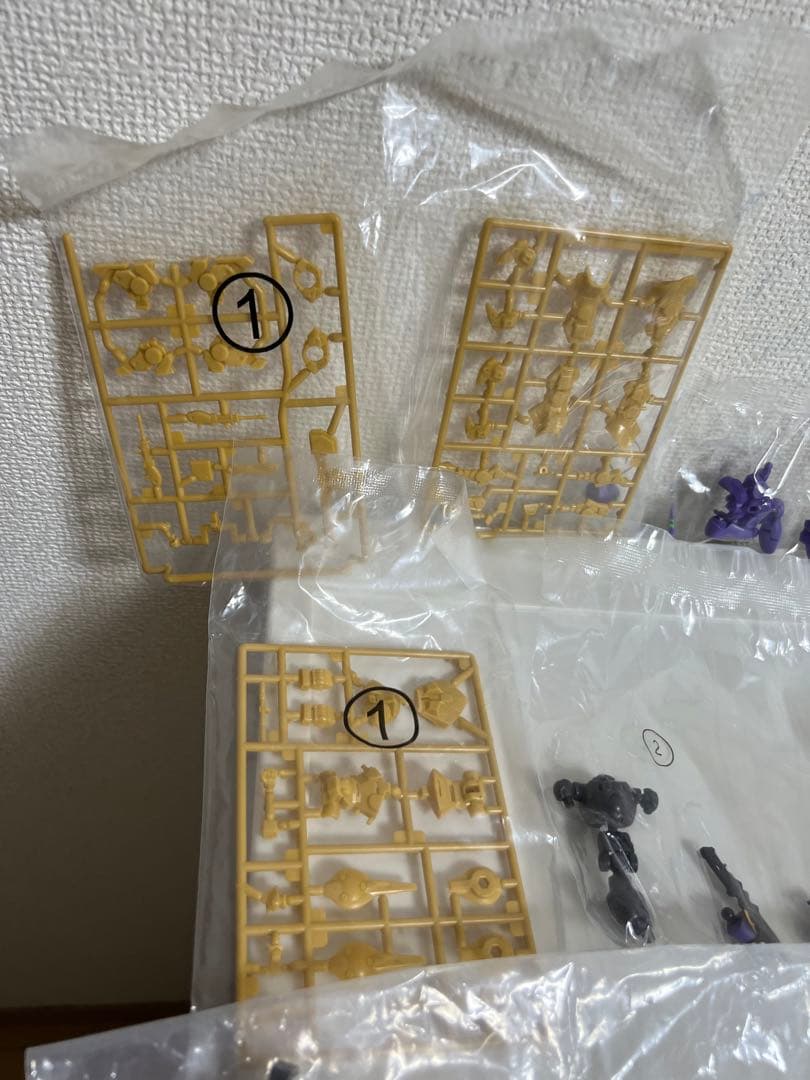 ガンダムプラモデルのセット