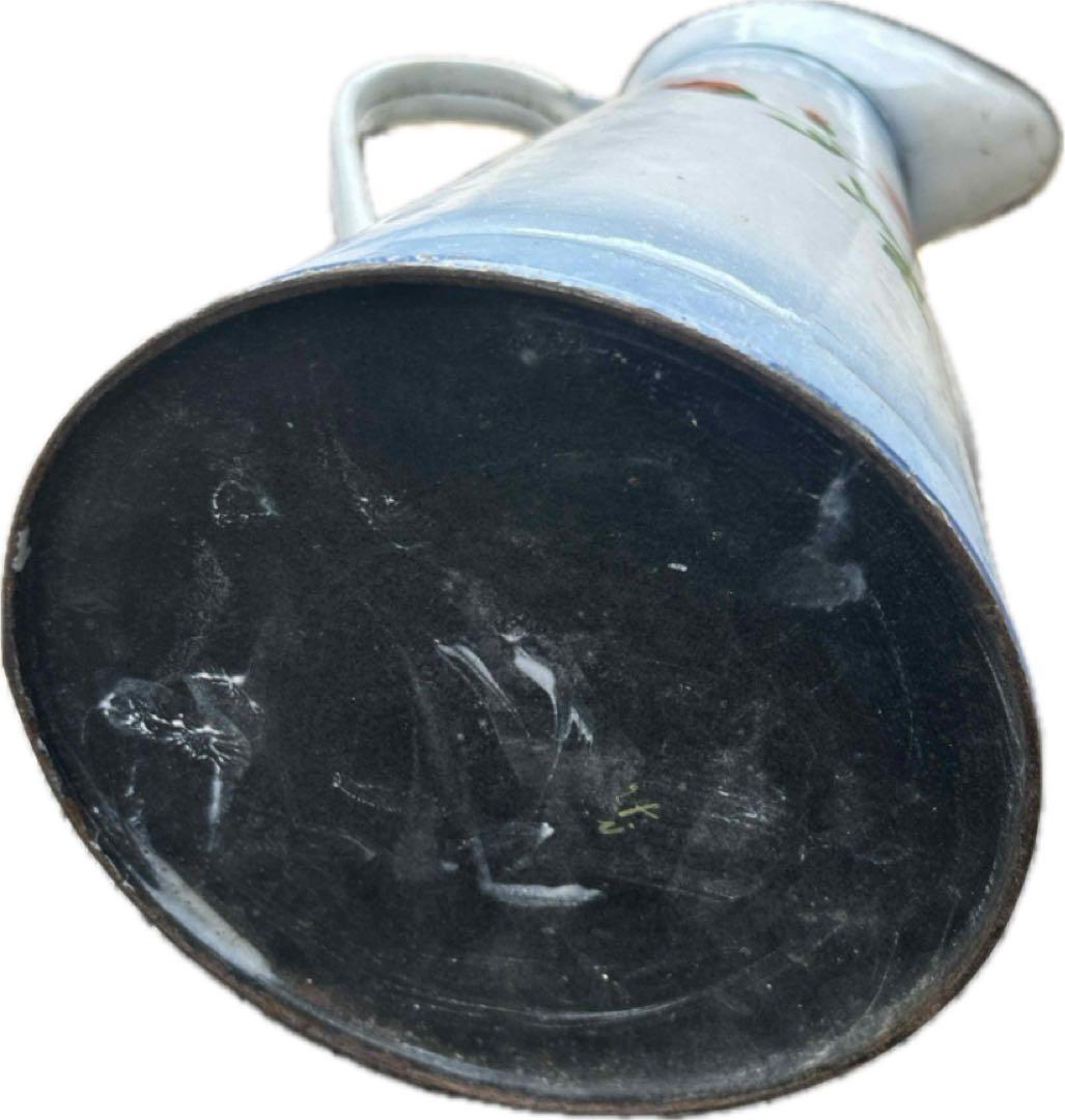 フランスアンティークホーロー　ジャグ　ピッチャー