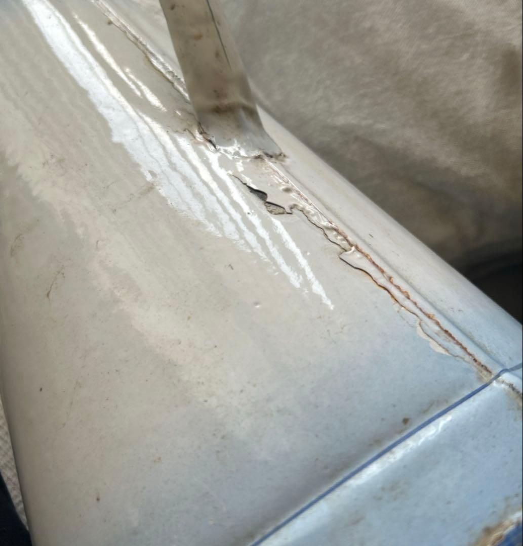 フランスアンティークホーロー　ジャグ　ピッチャー