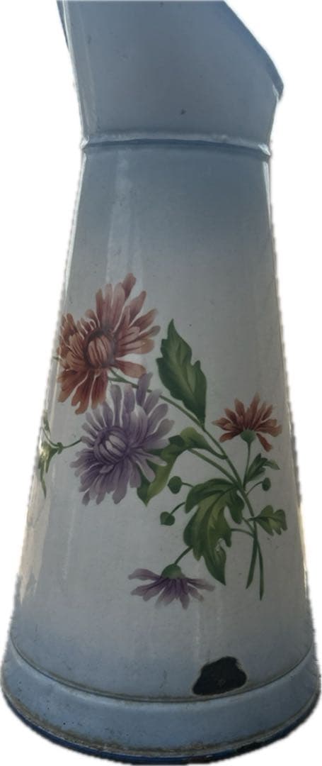 フランスアンティークホーロー　ジャグ　ピッチャー