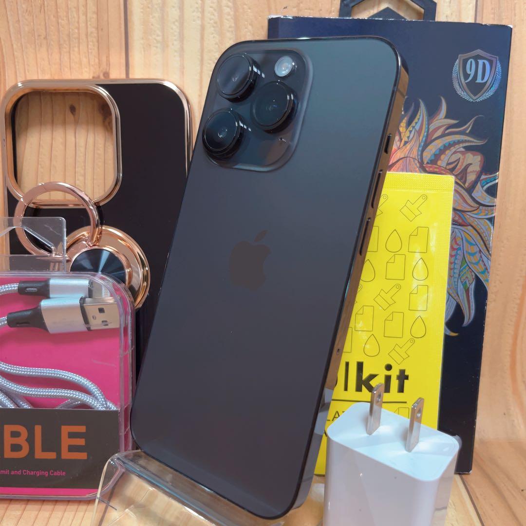 SIMフリー 本体 iPhone 14 Pro 128 GB ブラック 011