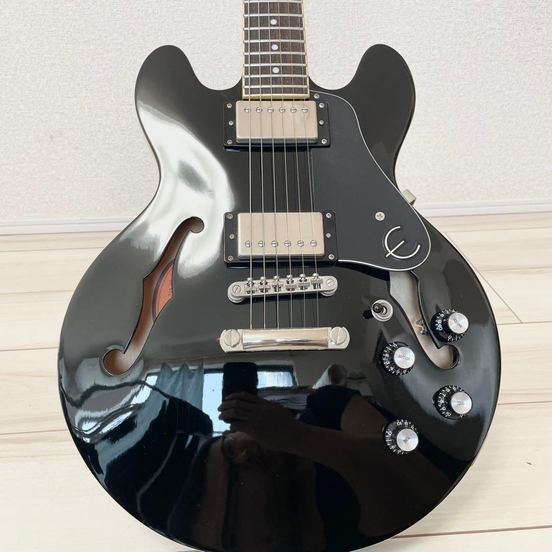 【美品】エピフォンEpiphone セミアコ　 DOT ES-339 Ebony