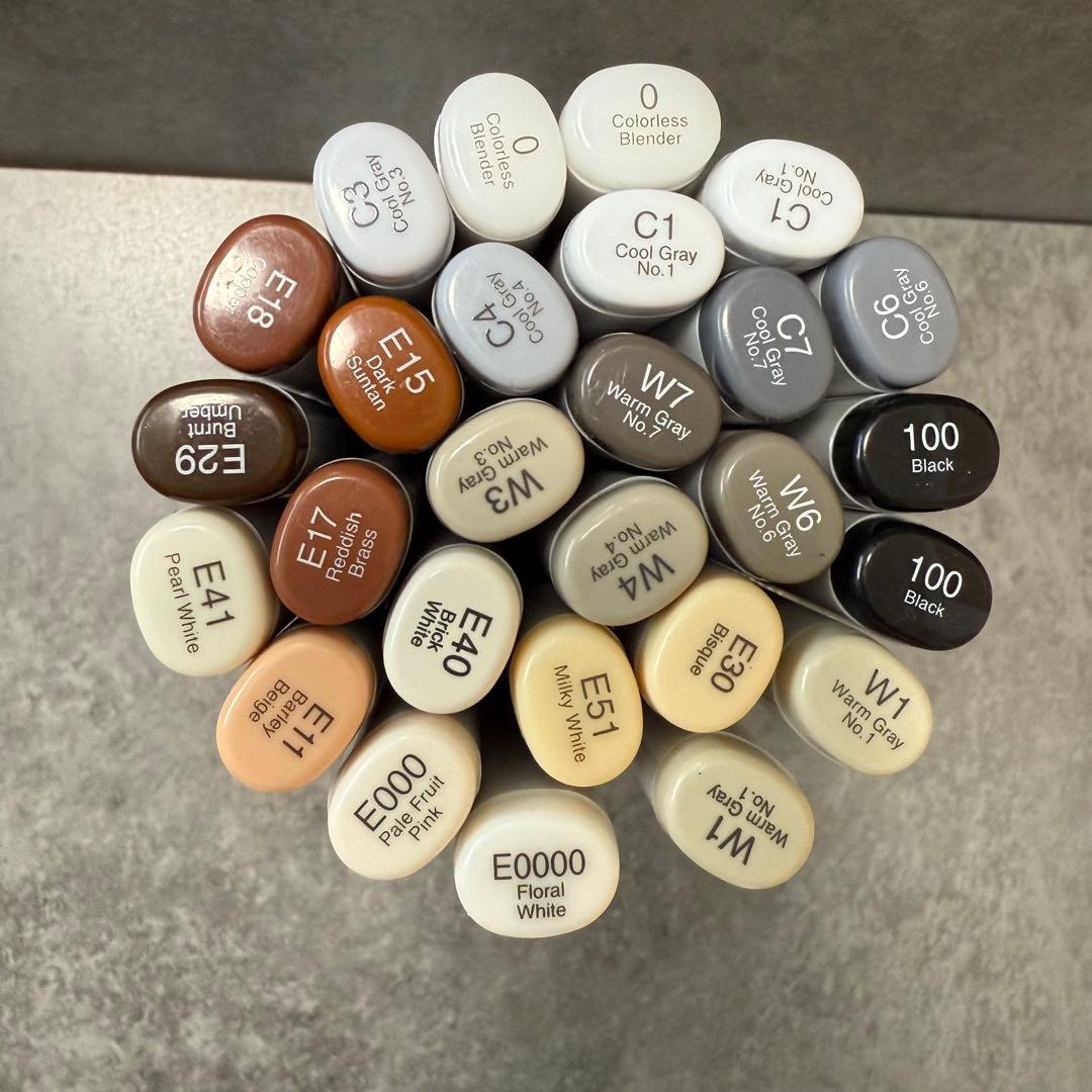 Copic コピック77本 バリオスインク8本 黒ペン10本 まとめ 大量