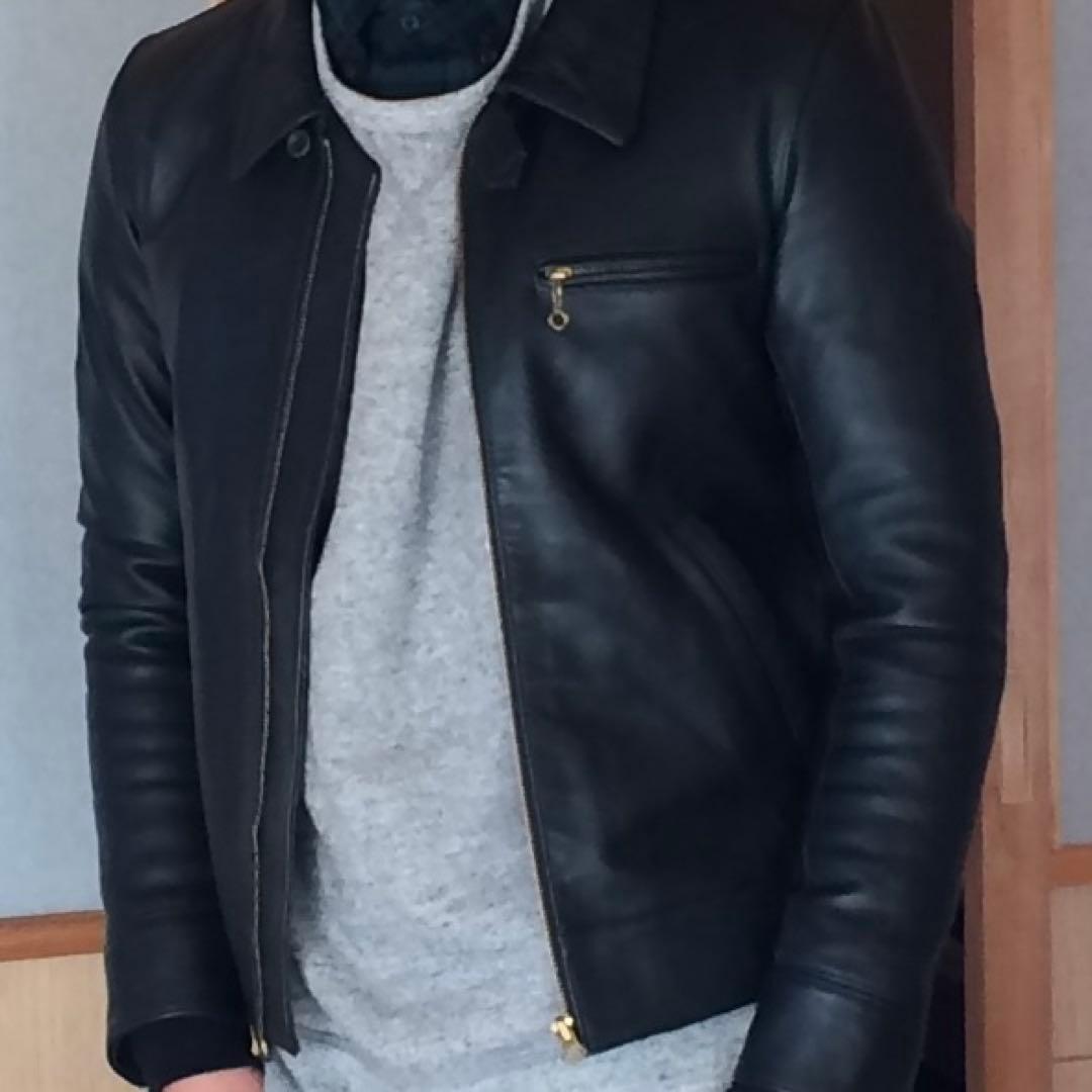 も*ち様 victim レザージャケット シングルライダースジャケット M