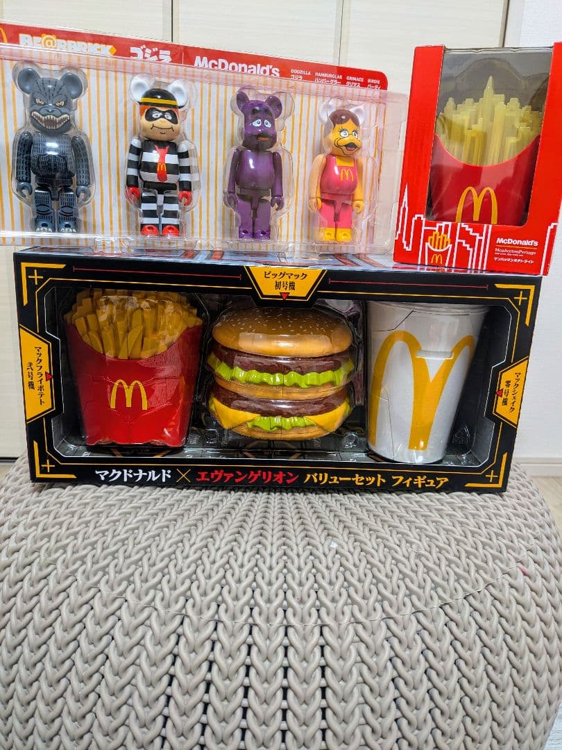 (マクドナルド エヴァンゲリオン)(ベアブリック) (マンハッタンポテトライト)