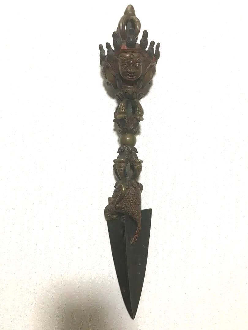 チベット密教　法具　プルパ　ネパール　アンティーク　骨董品