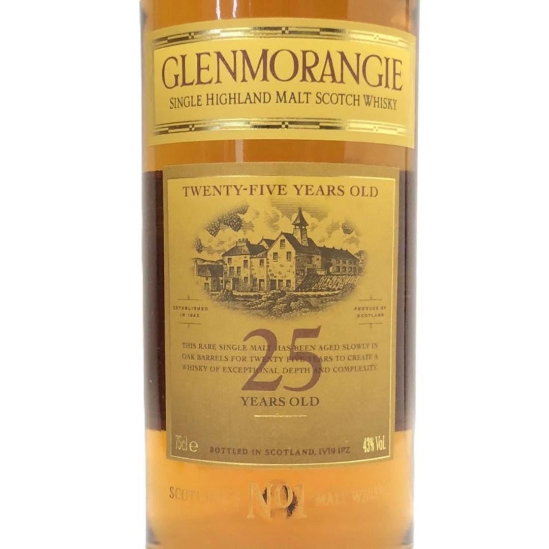 オールドボトル グレンモーレンジ25年 750ｍl 43％ 化粧箱付き