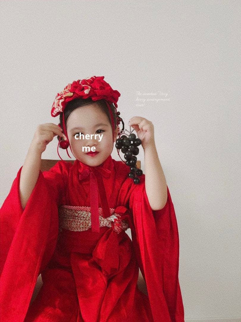 ゆ*う様 七五三　七五三髪飾り　ヘッドドレス　着物髪飾り　リメイク髪飾り　018