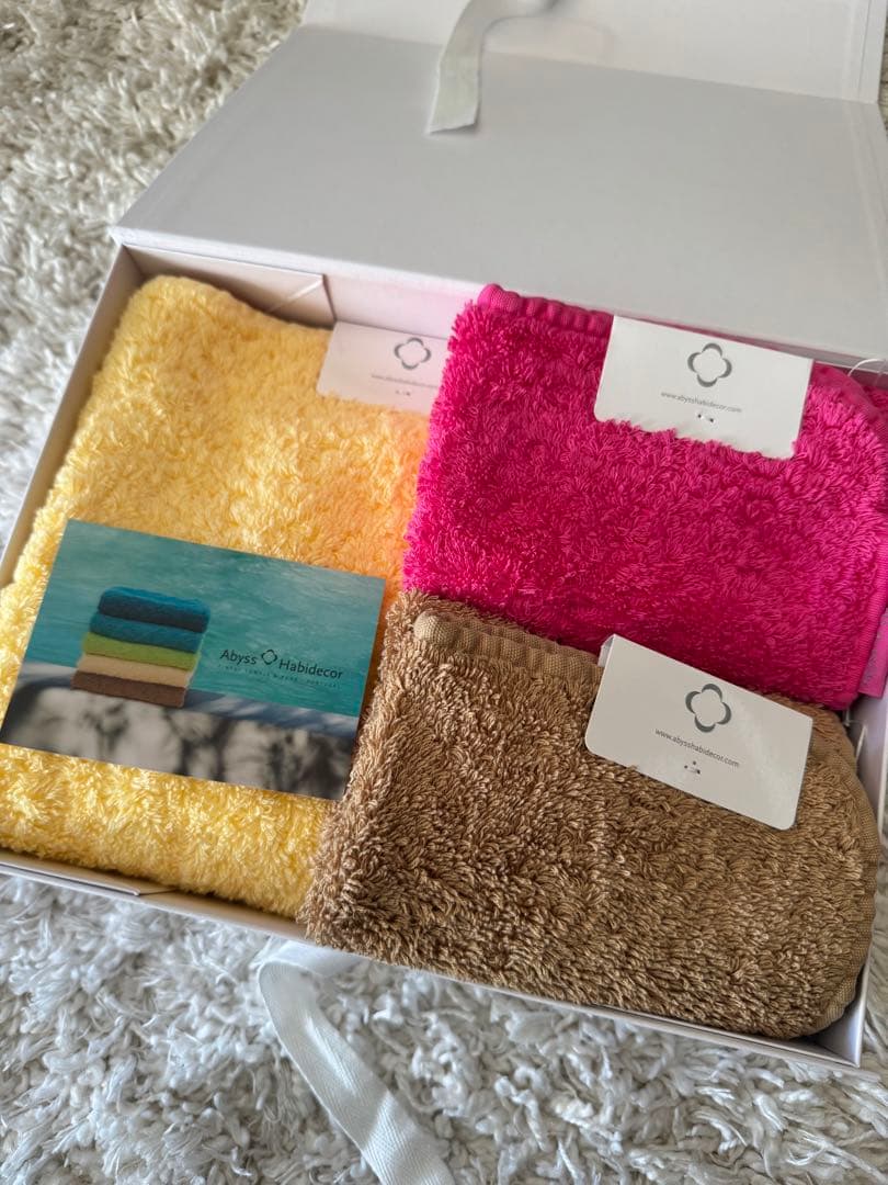 Abyss Habidecor タオルセット 3枚入り　定価¥15070