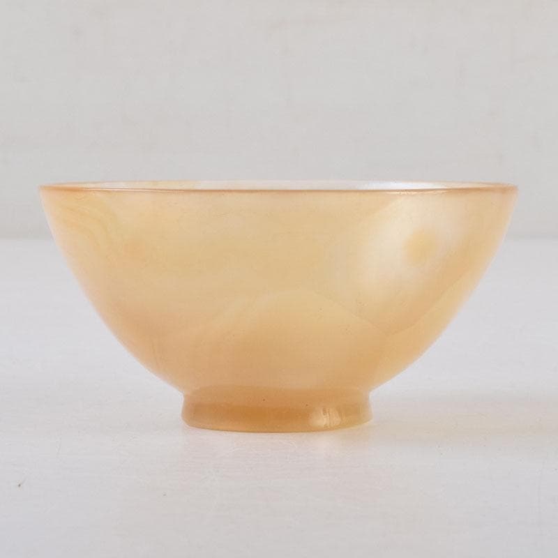 中国　玉石瑪瑙彫刻　盃　ぐい呑　C　9114