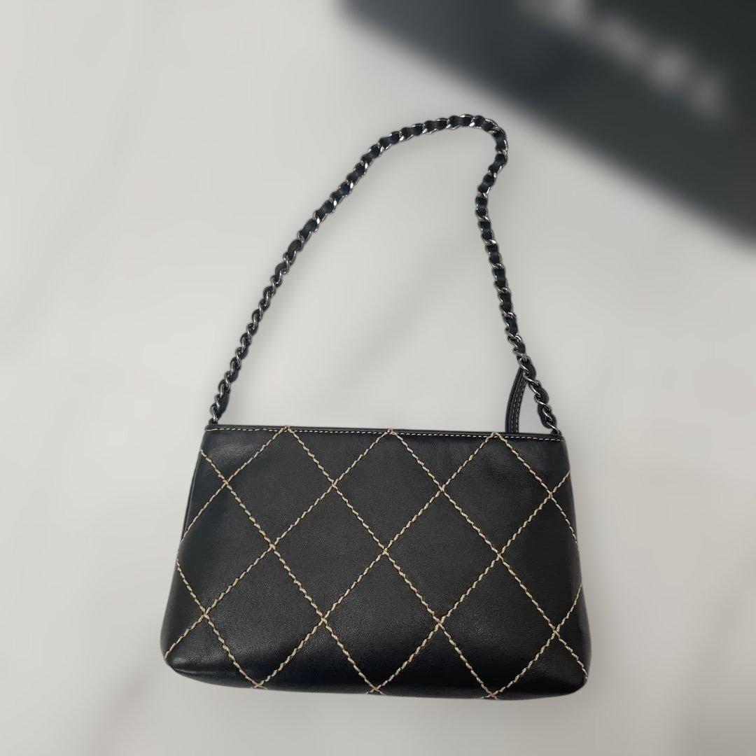 CHANEL ブラック ワイルドステッチ　バッグ