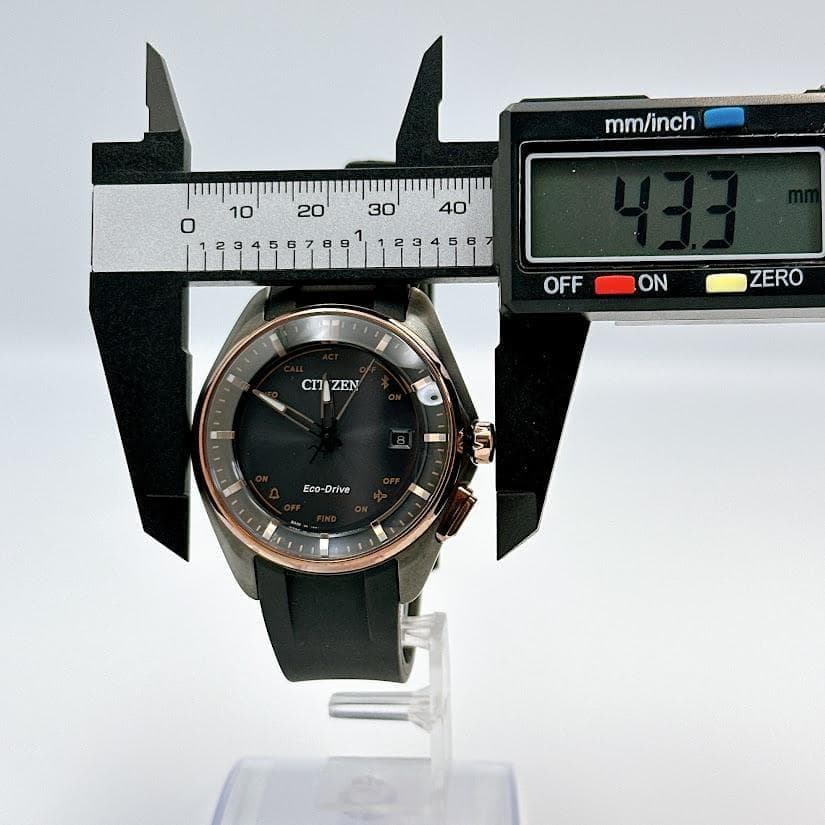 シチズン エコドライブ W410-S114195 電波ソーラー メンズ腕時計