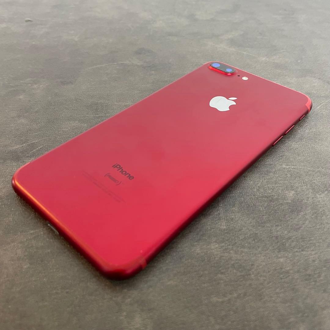 Phone 7 Plus 256GB RED SIMフリー バッテリー96% 赤