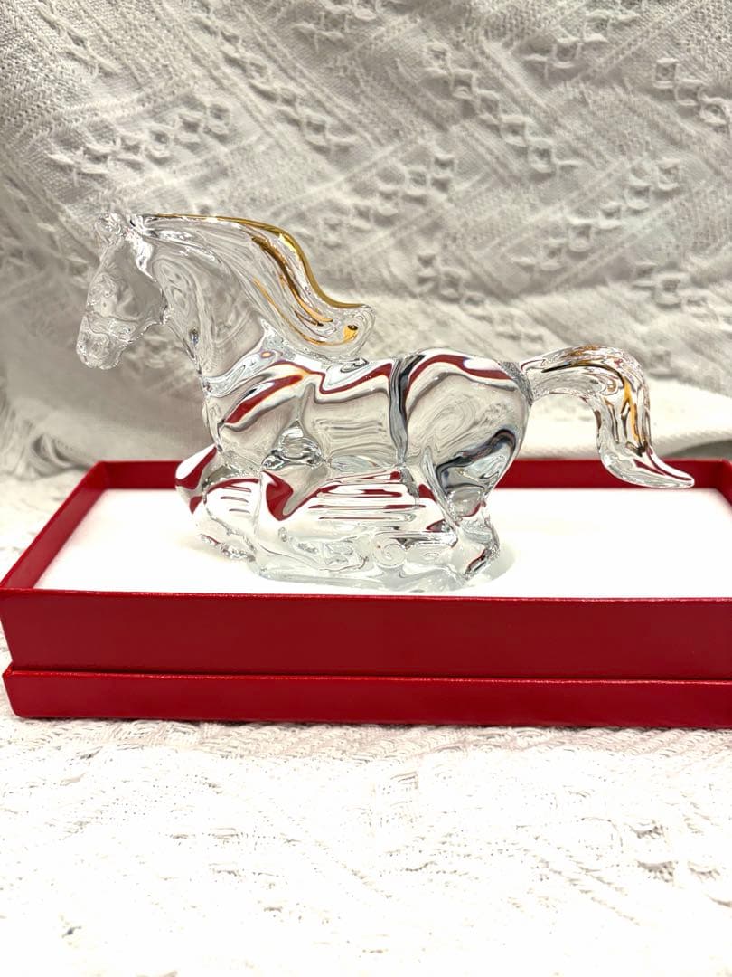 【未使用品】Baccarat 2026干支馬ゴールド