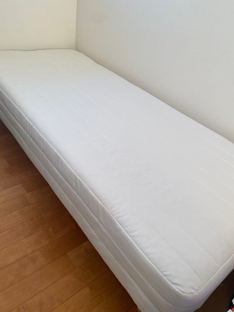 美品　無印良品　脚付マットレス・高密度ポケットコイル　スモール