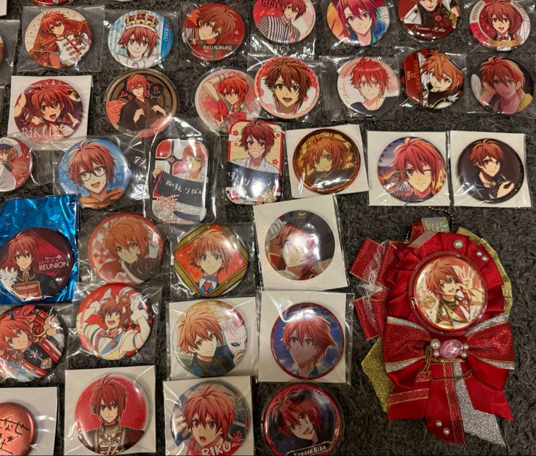 アイナナ 七瀬陸 等身缶バッジセット