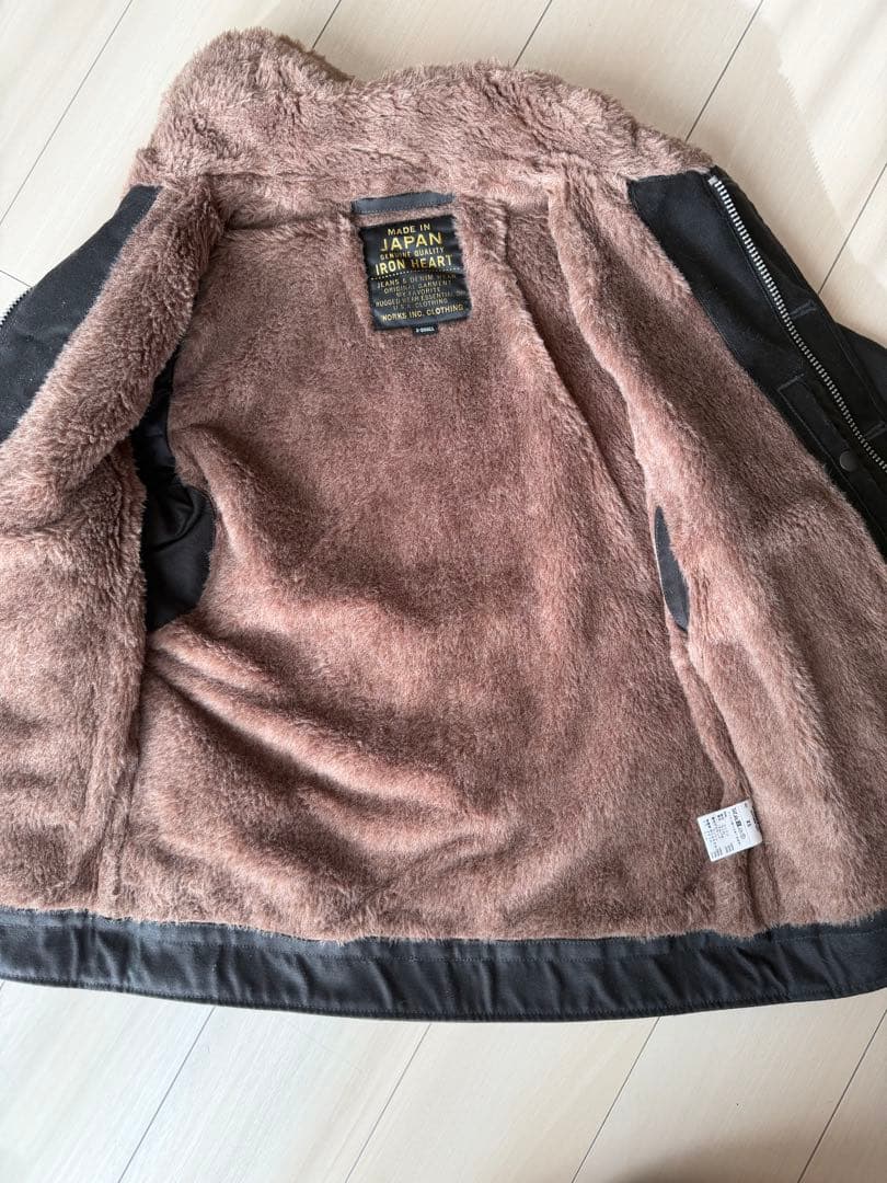 IRON HEART N-1 デッキジャケット xsブラック アイアンハート