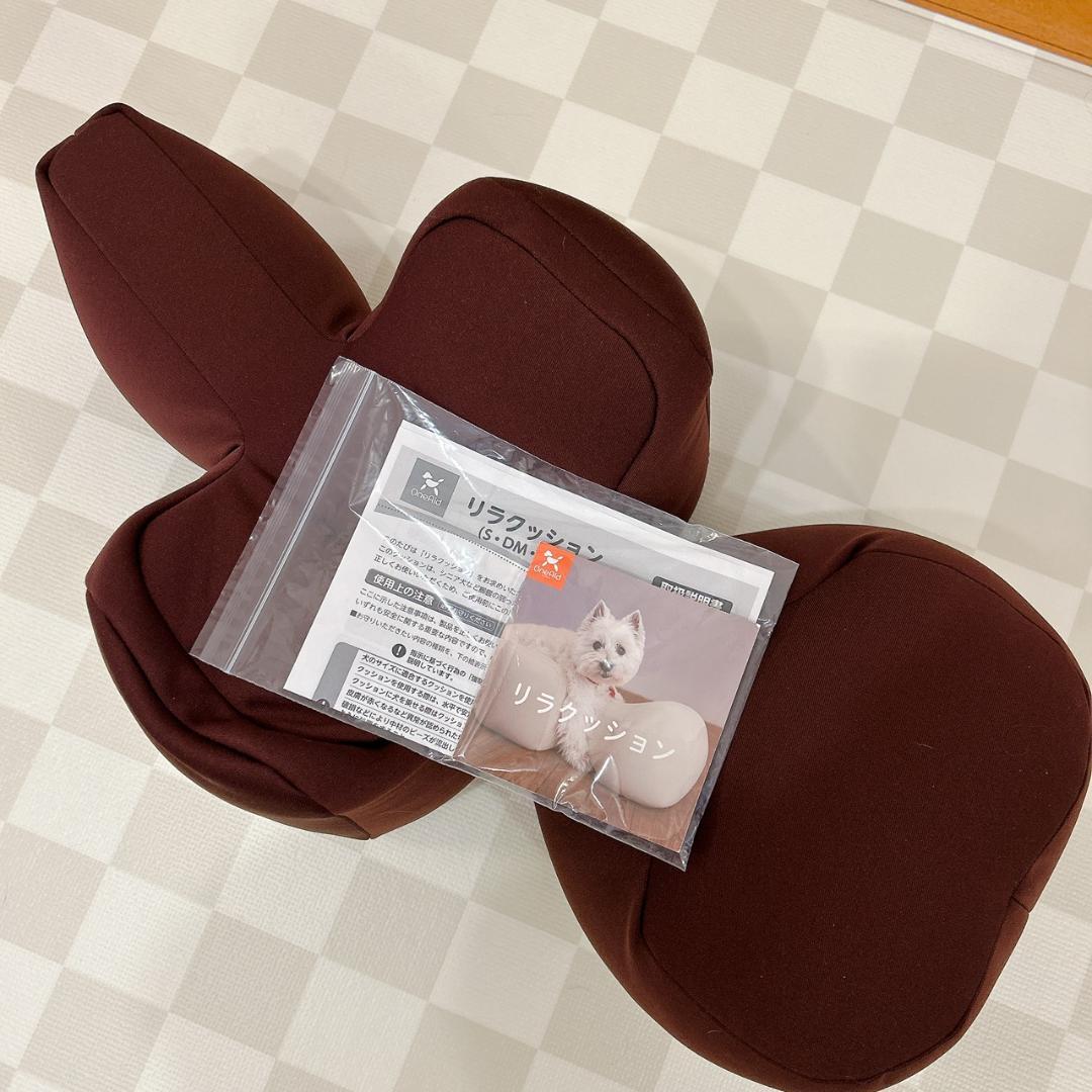 リラクッション ペット M ブラウン OneAid 犬用 介護用品 クッション