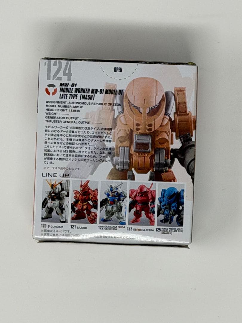 GUNDAM CONVERGE #01 124モビルワーカー MW-01型