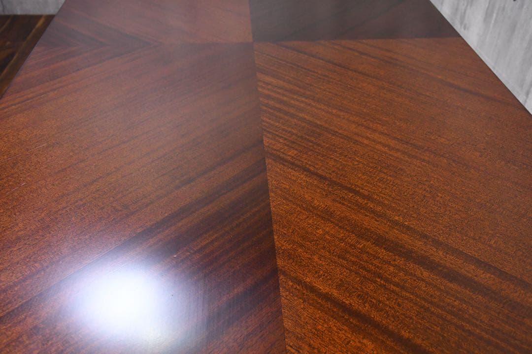 EJC19 IDC大塚家具 ペディスタル 200 ダイニングテーブル マホガニー