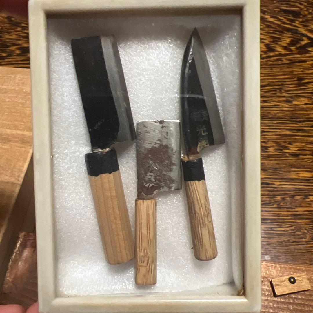 豆道楽 火床の調べ ミニチュア 置物 置き物 飾り コレクション　他2点