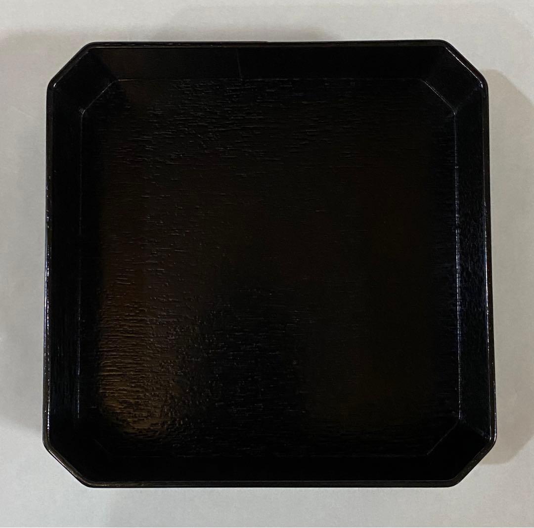 茶道具　大徳寺重　木製本漆　5個