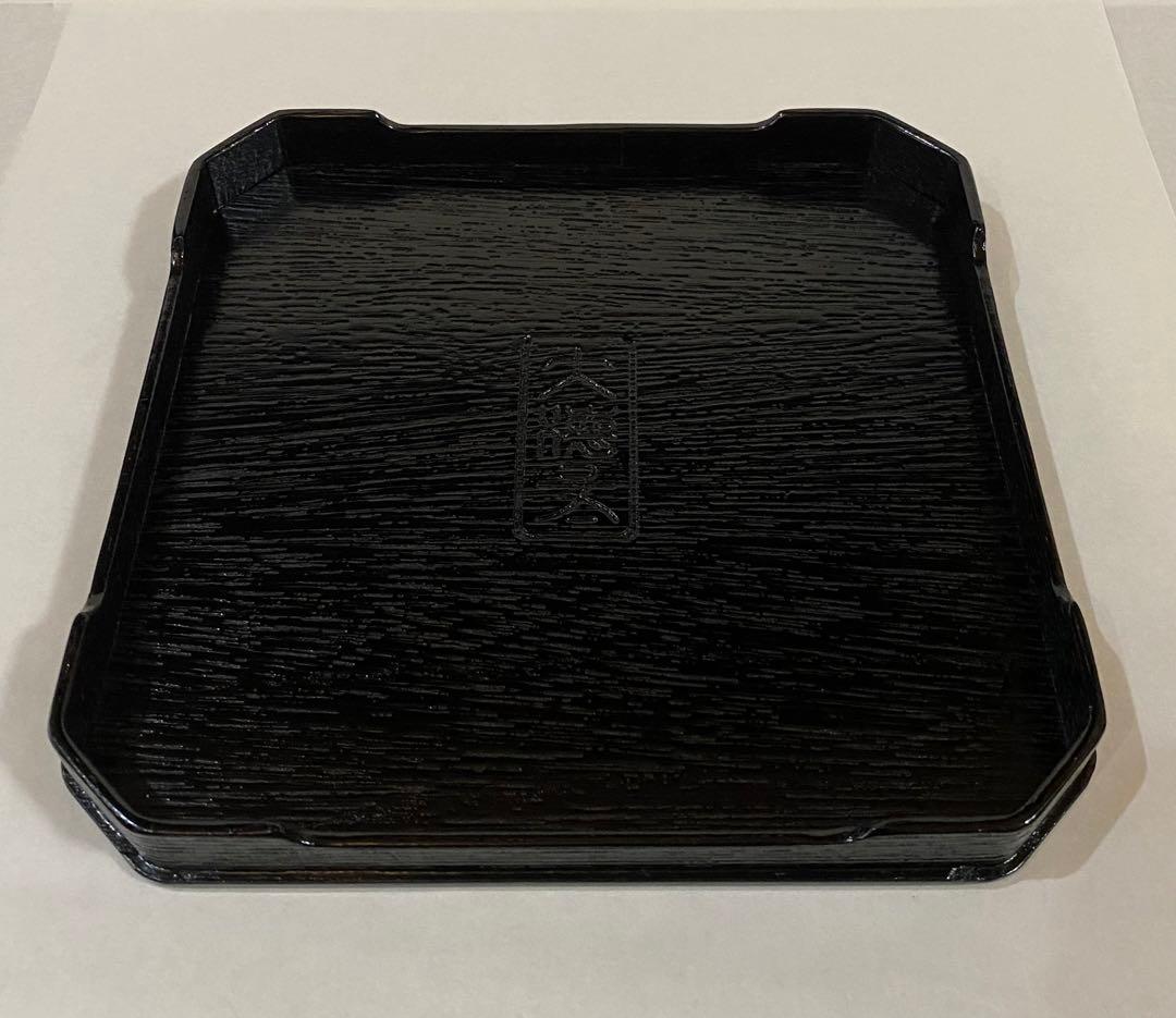 茶道具　大徳寺重　木製本漆　5個