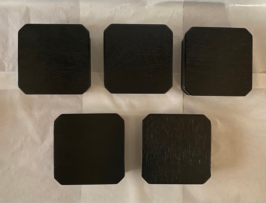 茶道具　大徳寺重　木製本漆　5個