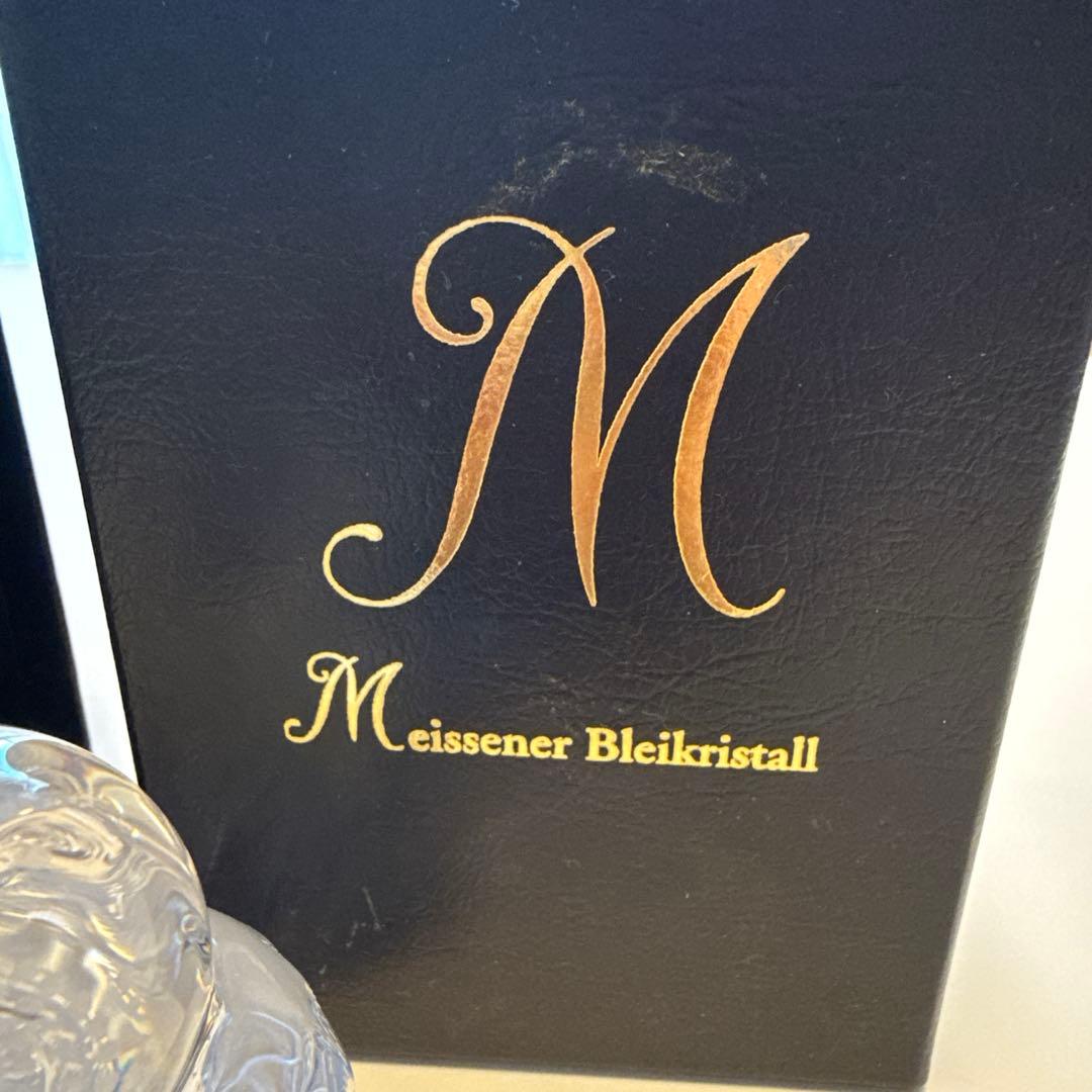 MEISSENER BLEIKRISTALL マイセンクリスタル フクロウ