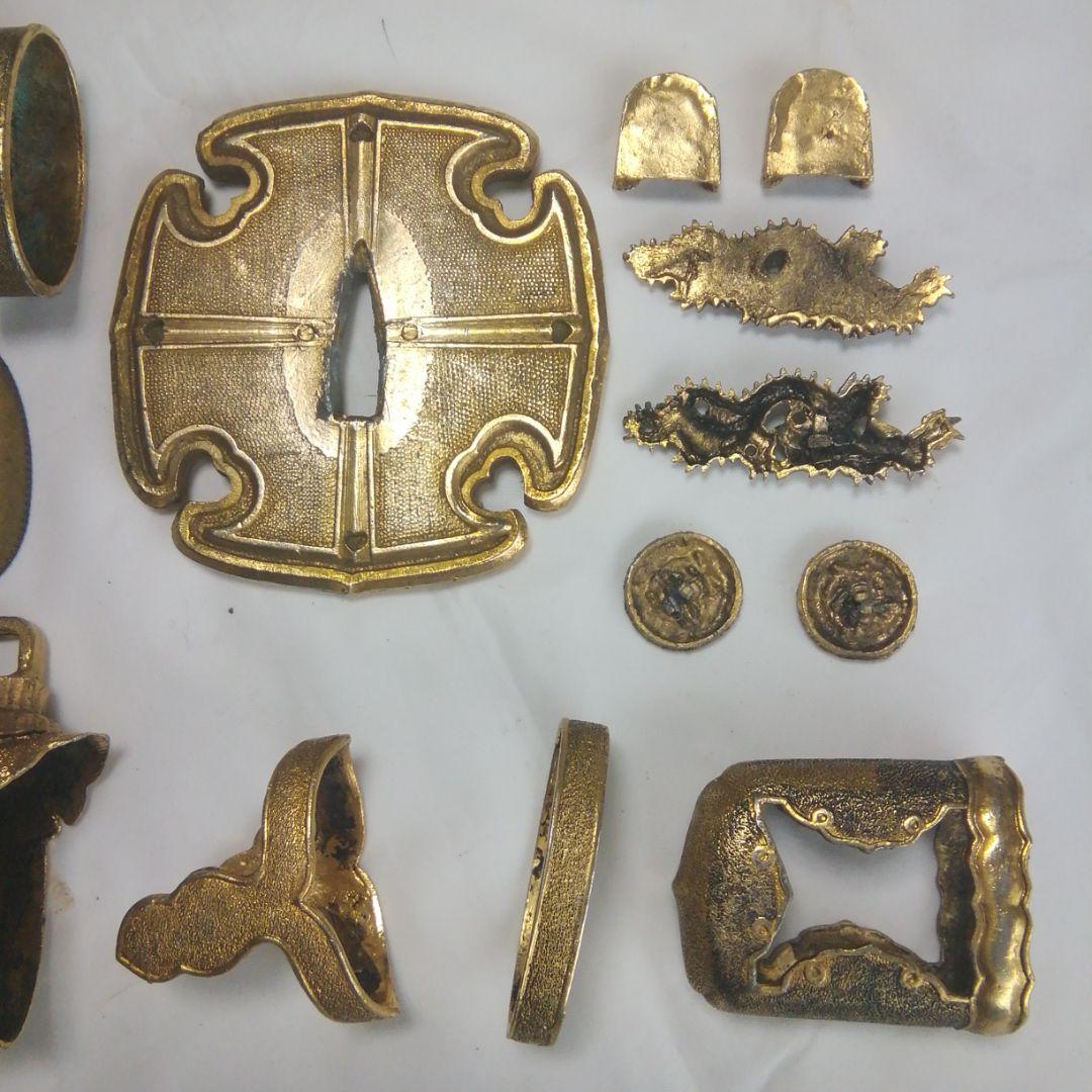 太刀金具セット。