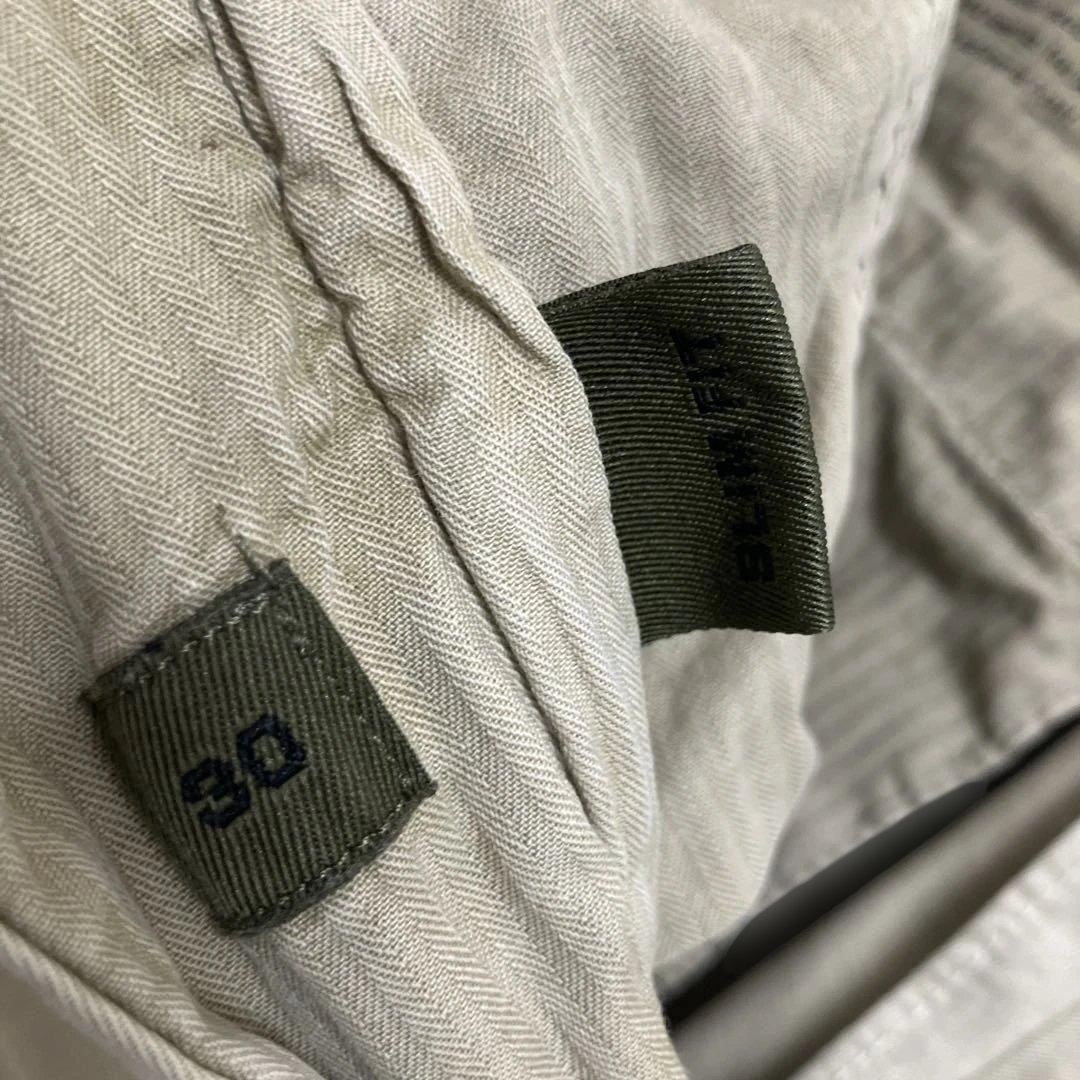 【インコテックス100型】ストレッチチノ スリムフィット 30サイズ ベージュ