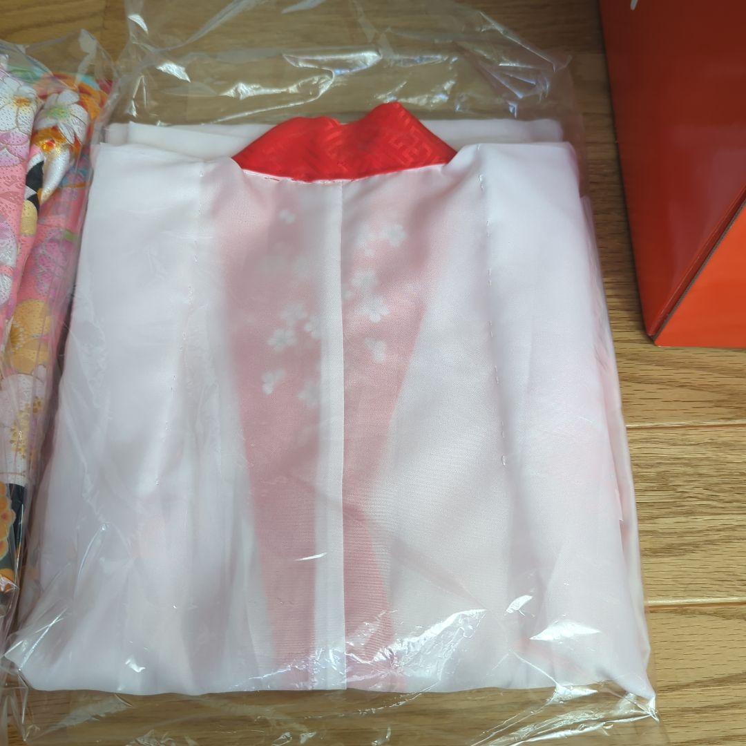 七五三 7才 女児着物フルセット　作り帯と筥迫つき