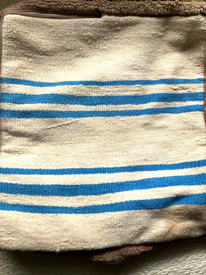 ビンテージ　モロッコ　プフ カバー　クッションカバー　ビンテージラグ