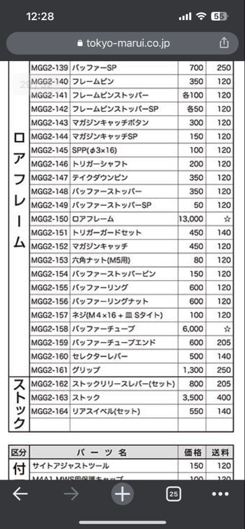 東京マルイ　M4 MWS ガスブローバック