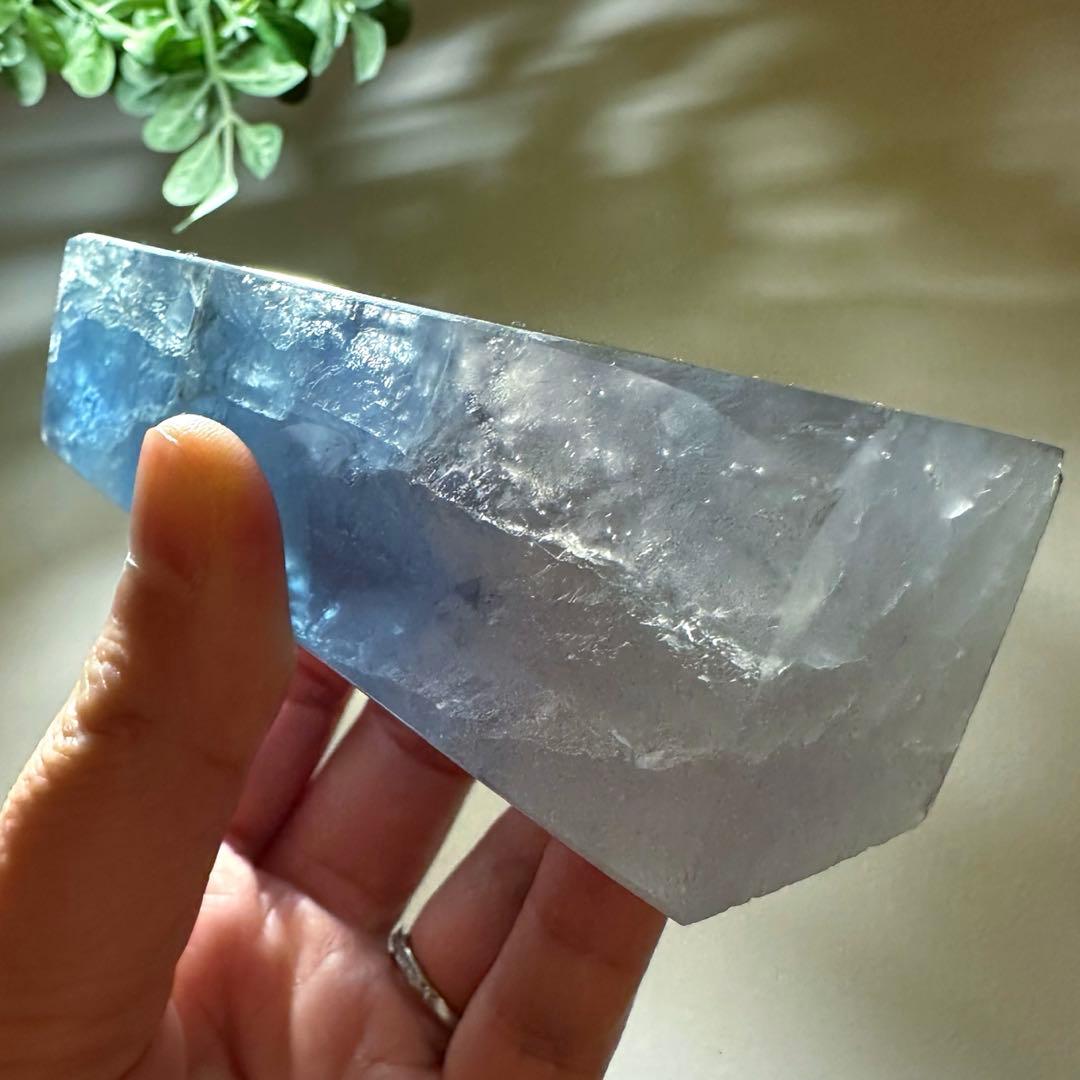 ことり　ブルーフローライトタワー346g ブルーアンバー　2セット