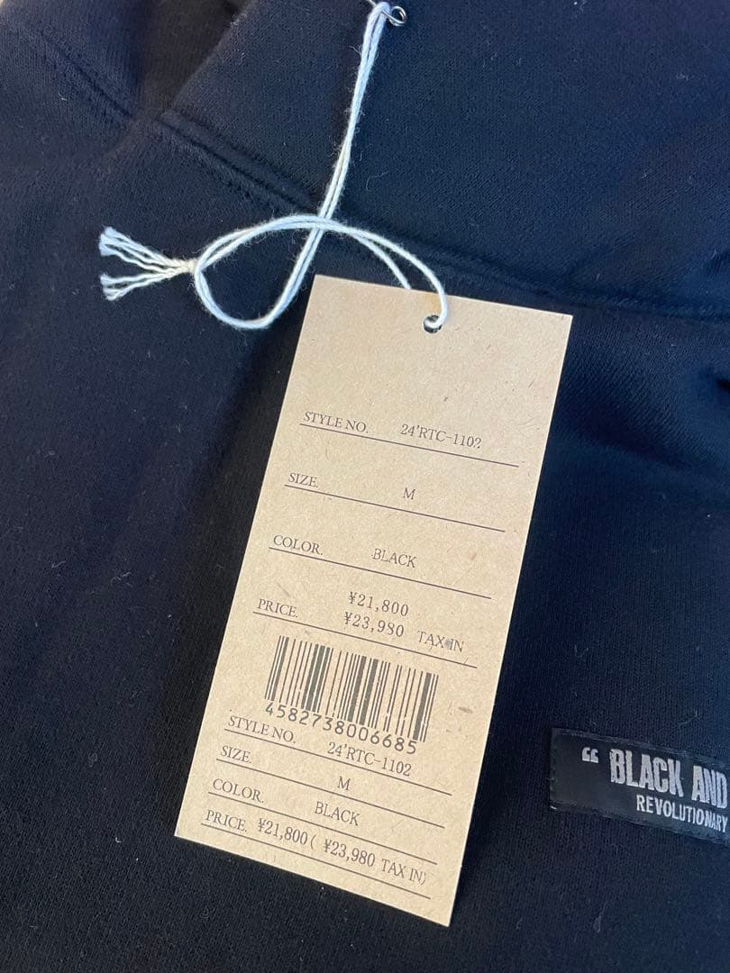 【新品】RATS FLEECE CROSS NECK HOODIE Mサイズ