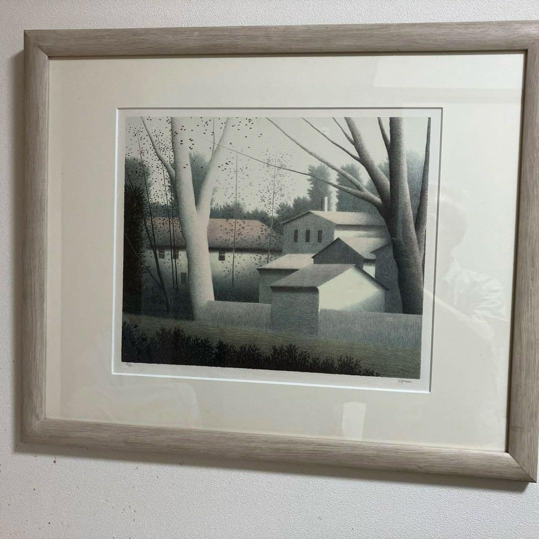 ロバート・キプニス　リトグラフ 風景画 画サイズ38㎝✖️31.5㎝保証書付