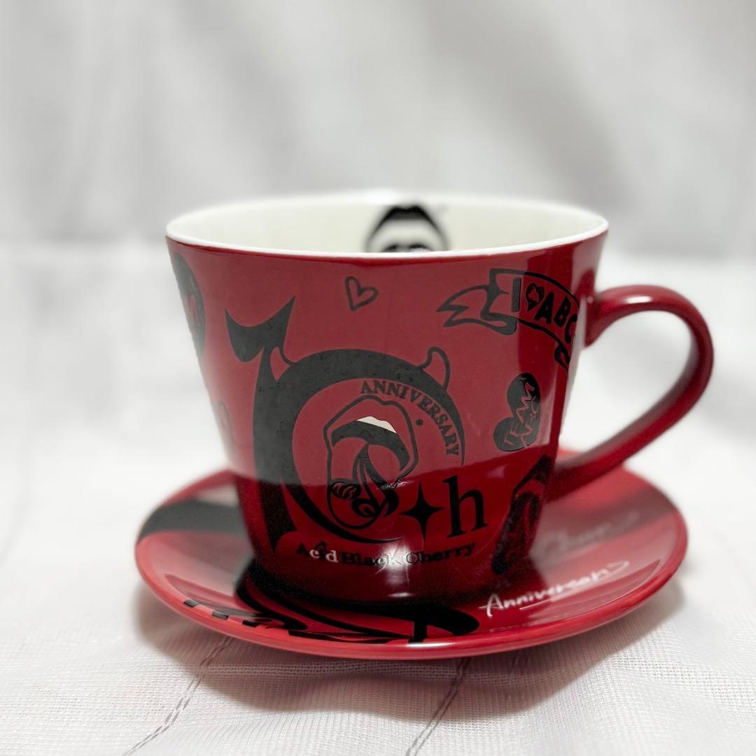 Acid Black Cherry 10周年 カップ＆プレート 赤＆黒セット