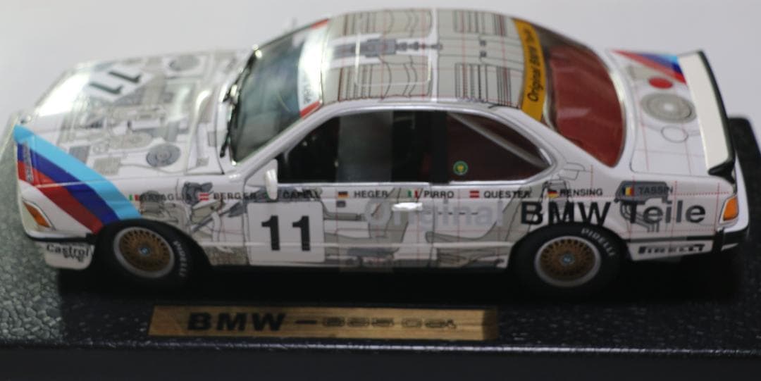 ANSONスケールモデル製　ＢＭＷ６３５CSI 　ＤTI仕様　1/18 中古品