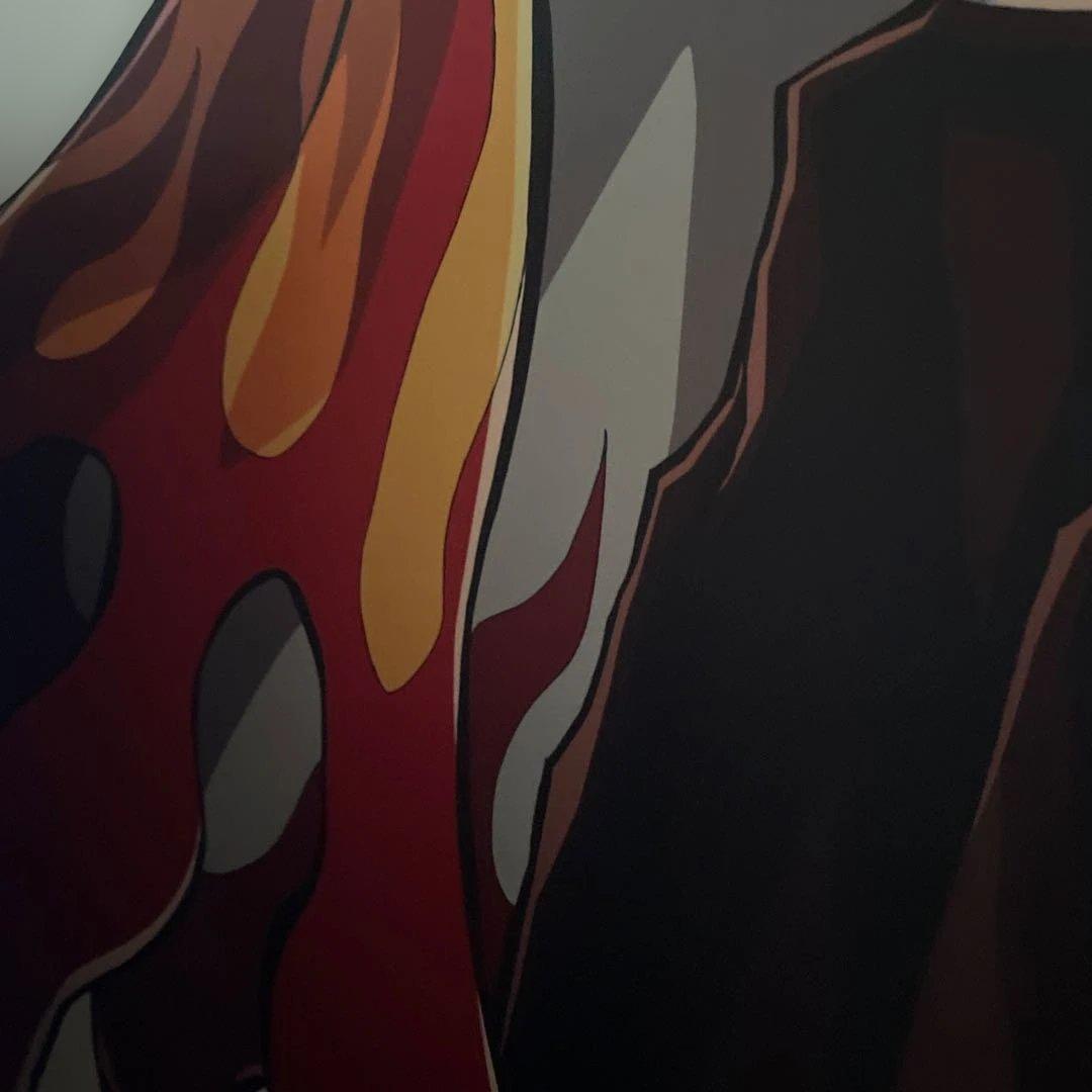 鬼滅の刃　柱展　等身大タペストリー　煉獄杏寿郎　1950×1000mm