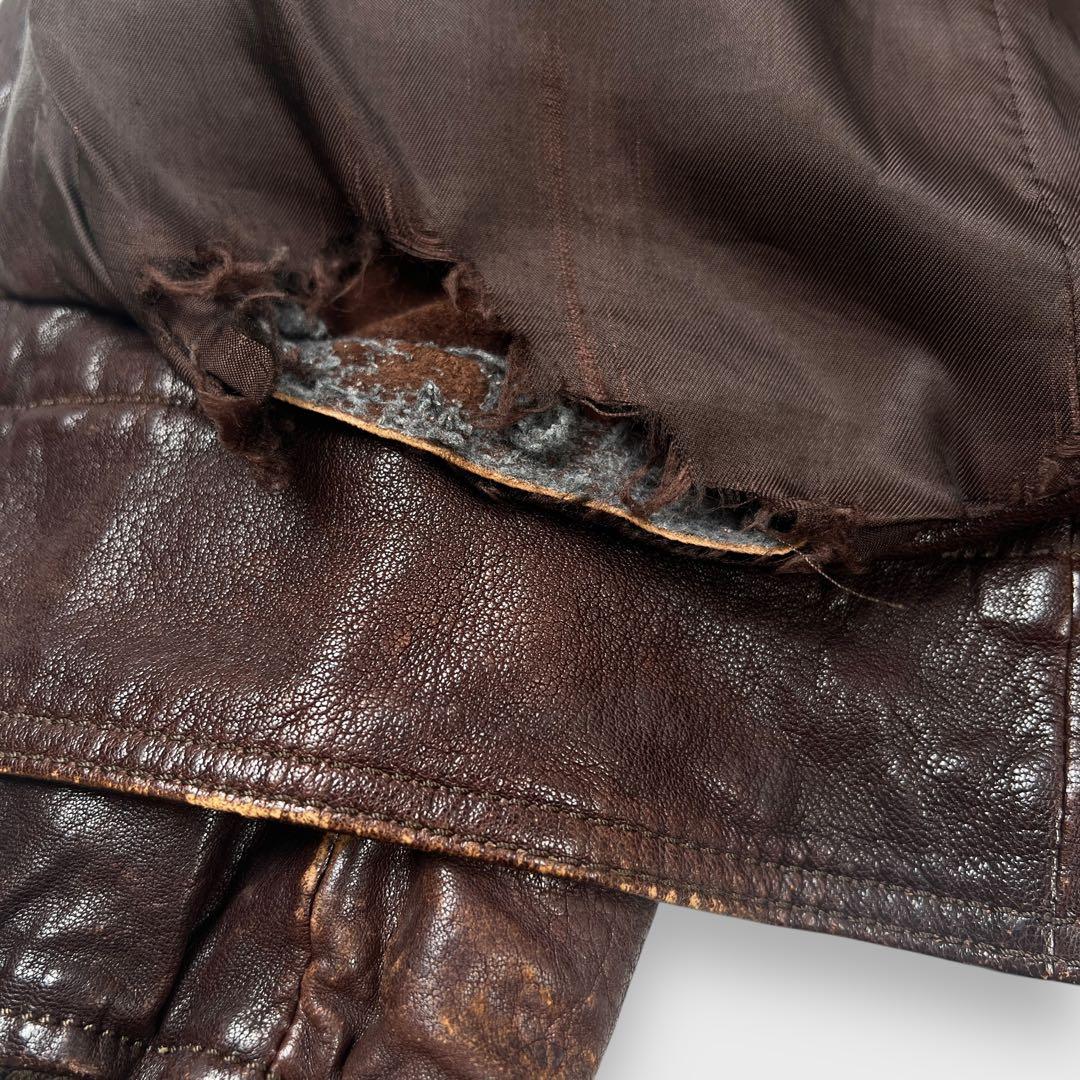 ジャケット・アウター DOLCE&GABBANA leather jacket brown D&G